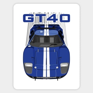 Ford GT40-dark blue Sticker